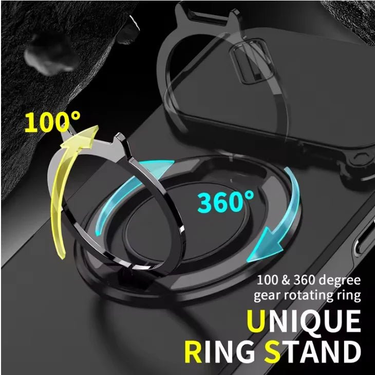 Armor Shockproof Magnetic Ring Stand Phone Case for iPhone 17 Series 2