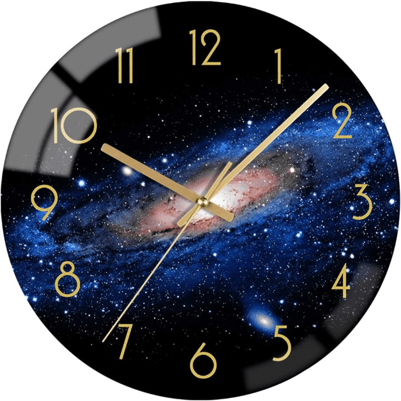 ArtGlass - Modern 12-Inch Wall Clock with Artistic Designs for Home Decor 1