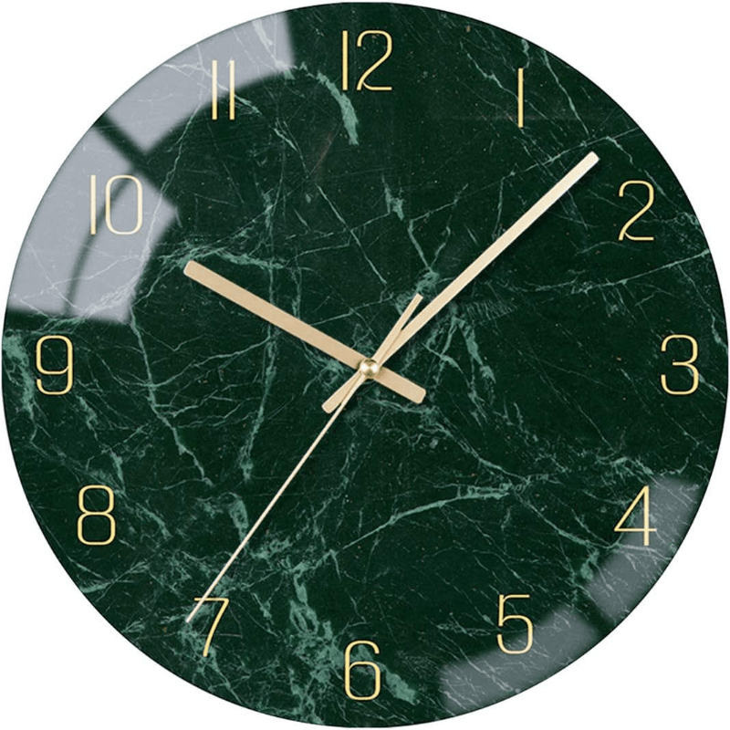 ArtGlass - Modern 12-Inch Wall Clock with Artistic Designs for Home Decor 2