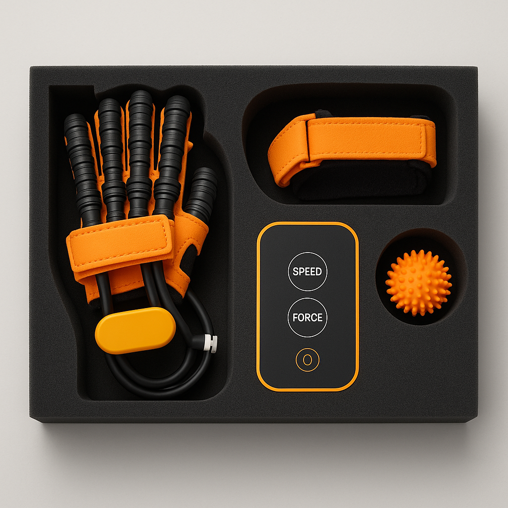 Automatic Hand Trainer Gloves for Effective Rehabilitation and Strengthening 2