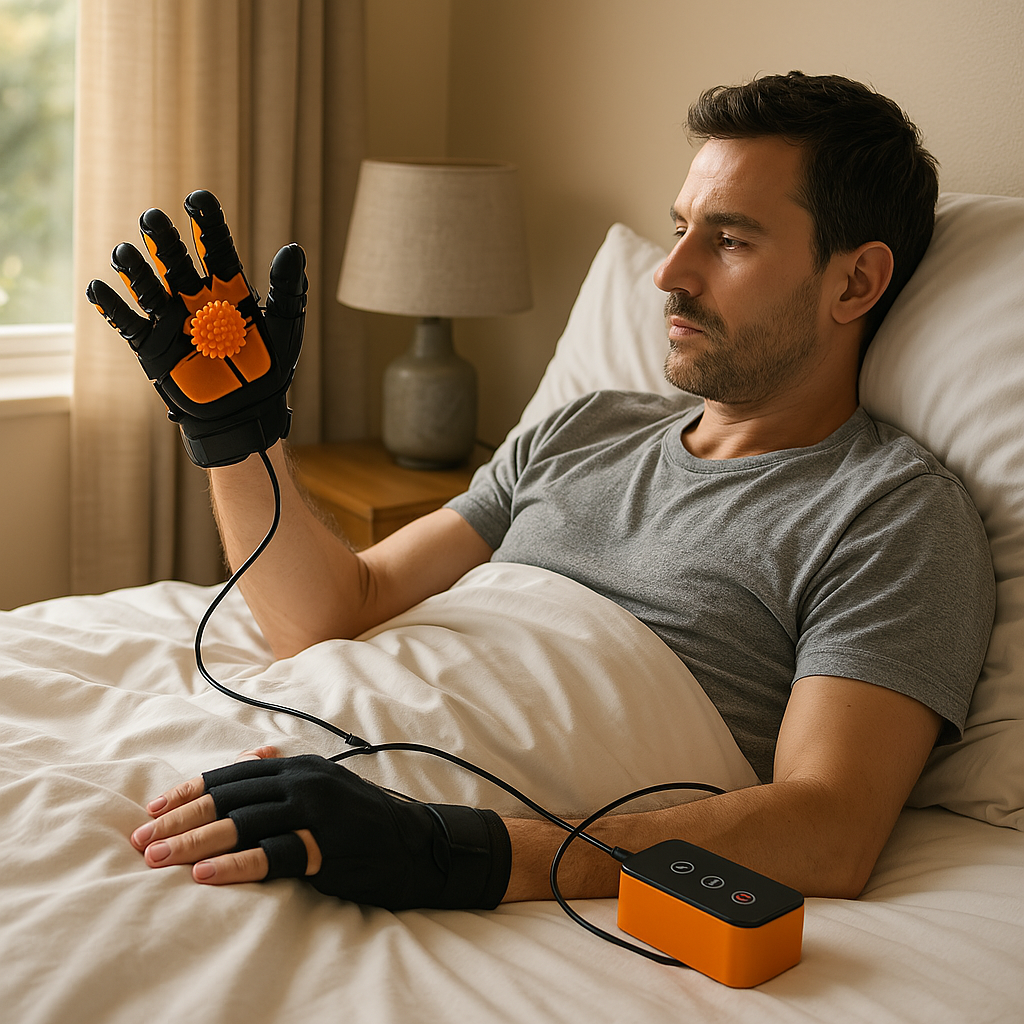 Automatic Hand Trainer Gloves for Effective Rehabilitation and Strengthening 8