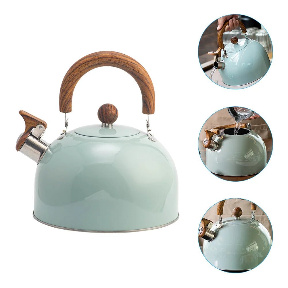 BOILVIA – 3L Whistling Stainless Kettle with Comfort Grip Handle 3