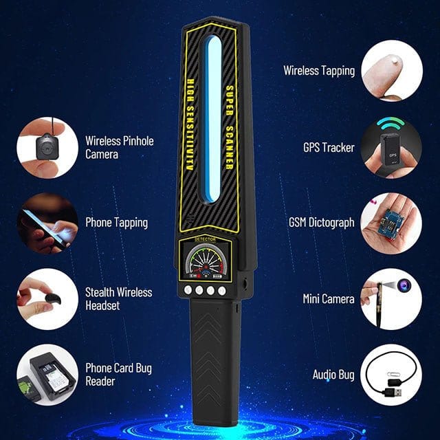 BUGBANE PRO – High-Sensitivity Tracker Detector & Covert Camera Locator 5