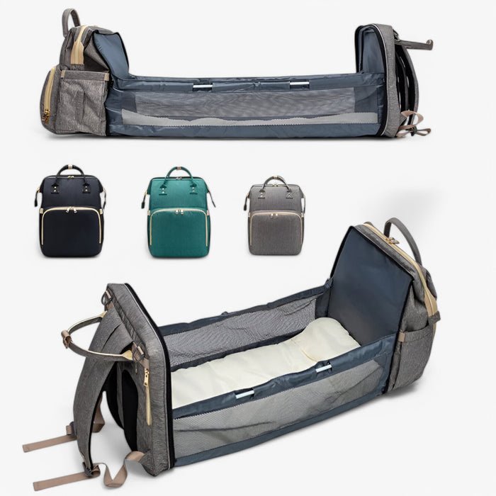 Babinex Travel Nest | 2-in-1 Diaper Bag with Foldable Baby Bed | Portable Bassinet for Travel | Baby Care Essentials 6