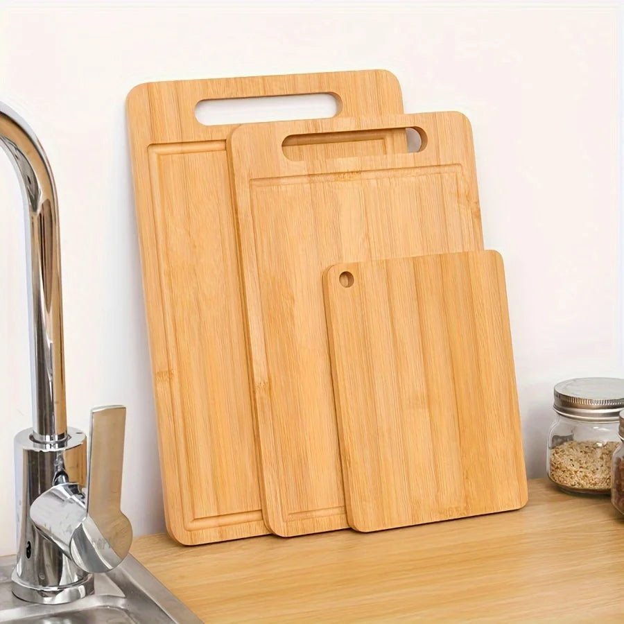 Bamboovia – Premium Bamboo Cutting Board Set – Eco-Friendly & Versatile