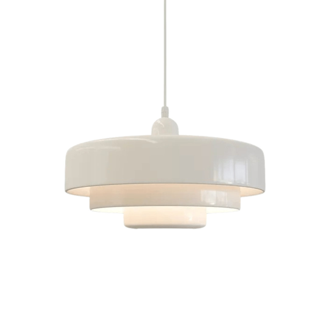 Bauhaus Macaron Pendant Lamp - Triple Layer Hanging Light, Colorful Aluminum, Adjustable 150 cm 7