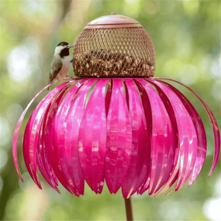 BloomFeast – Elegant cone-shaped feeder that blends with garden flowers. 4