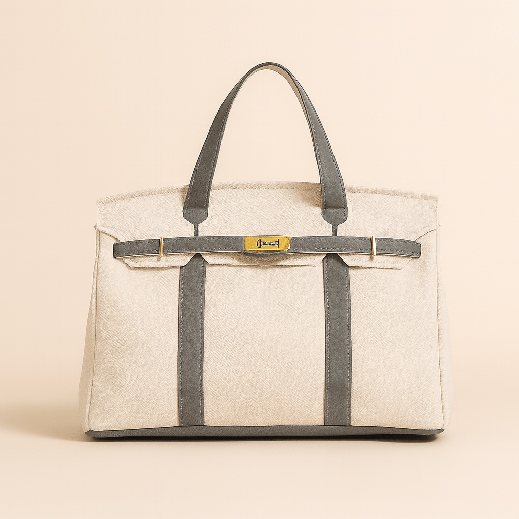 Boatkin Handcrafted Cotton Canvas Tote Bag with Durable Steel Hardware 7