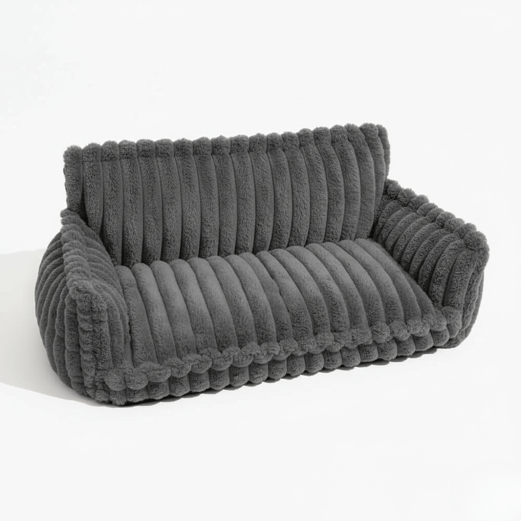 CANILUX – Orthopedic Dog Bed with Raised Headrest & Soft Cushion 5