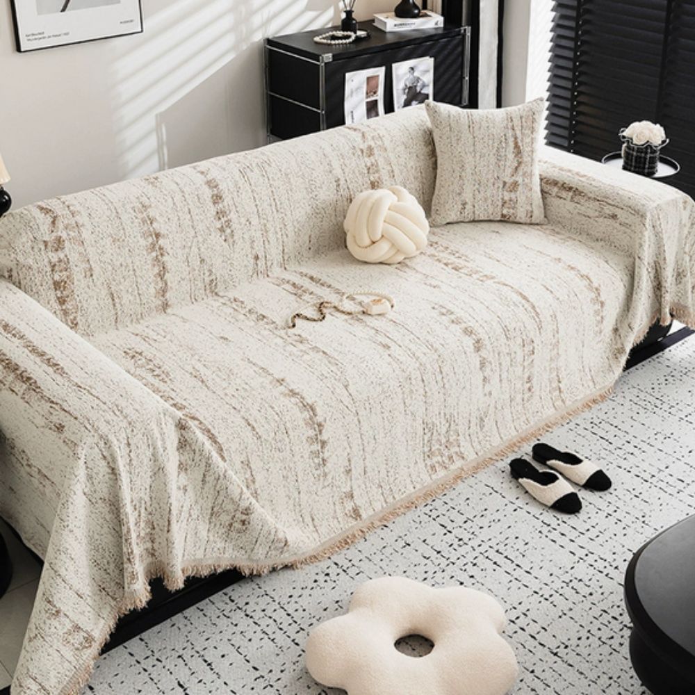 CHENILUX – Elegant Chenille Sofa Cover for Protection & Style 10