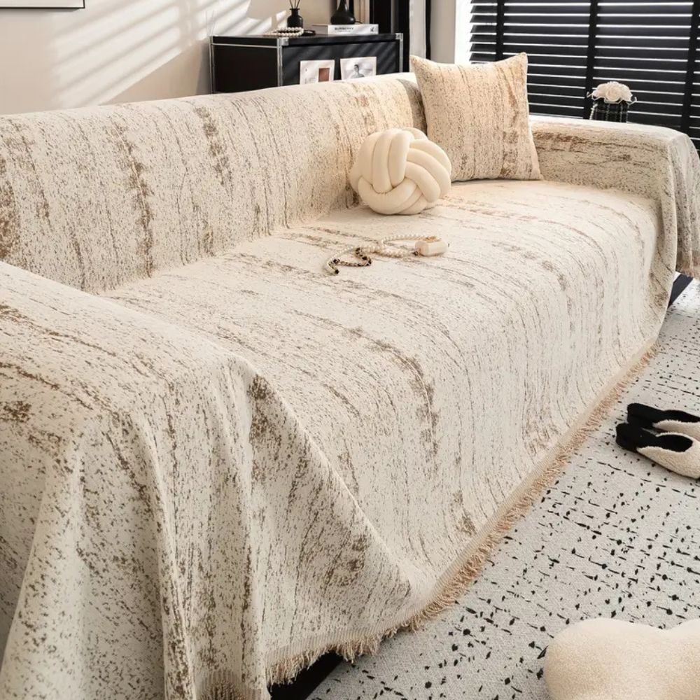 CHENILUX – Elegant Chenille Sofa Cover for Protection & Style 3