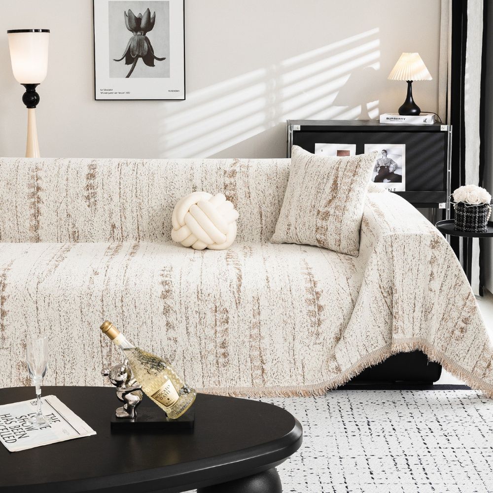 CHENILUX – Elegant Chenille Sofa Cover for Protection & Style 4