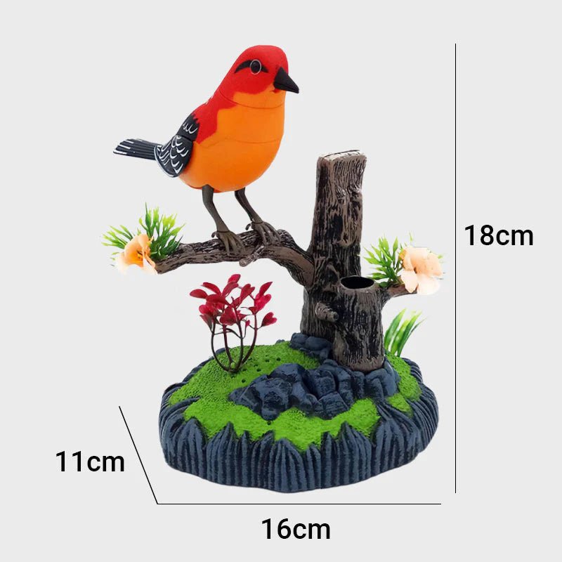CHIRPYTALK – Voice-Activated Chirping Bird Interactive Toy 3