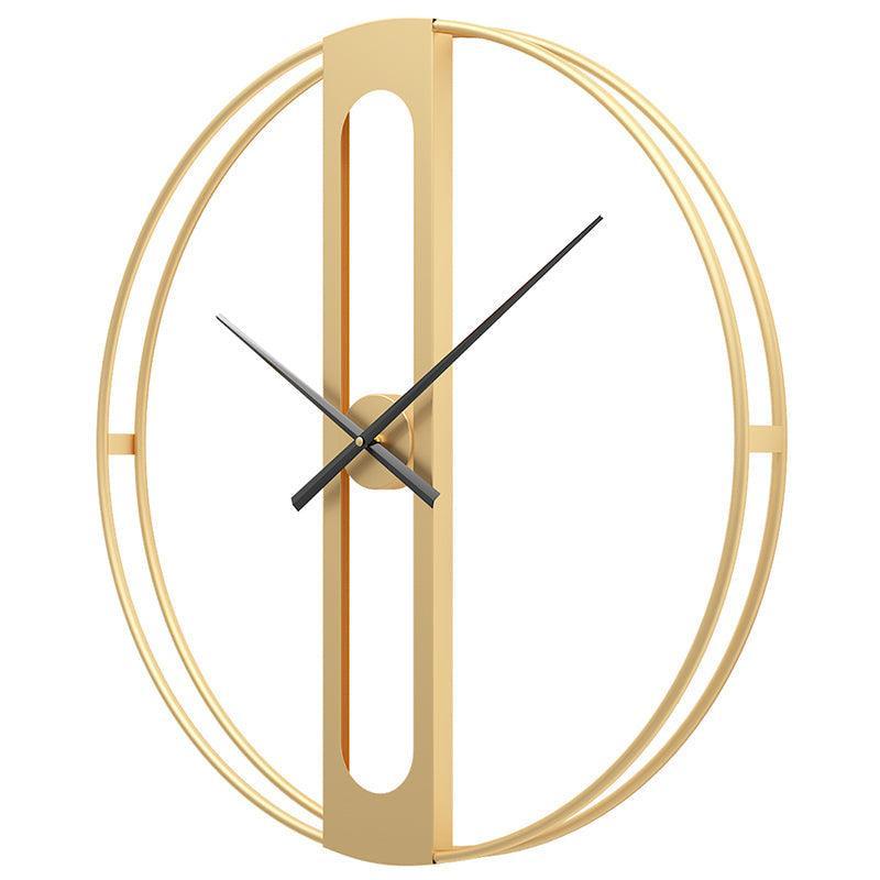 CHRONOLUX – 50cm Gold & Black Metal Wall Clock for Modern Decor 5