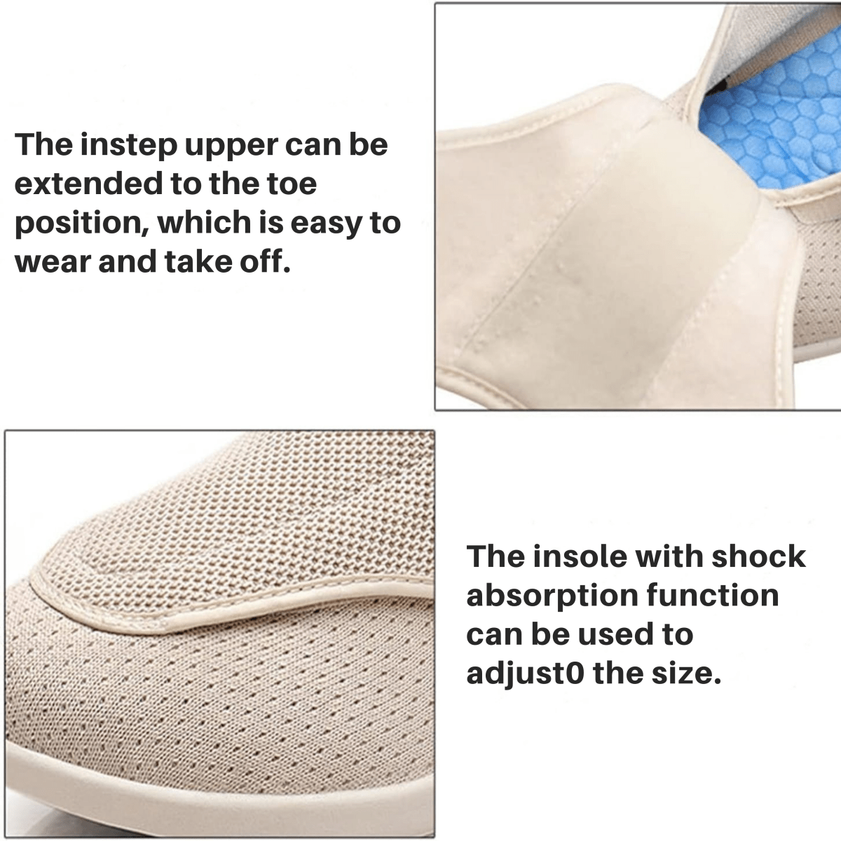 COMFORTFIT WIDE – Diabetic Shoes with Memory Foam Insole for Swollen Feet 6
