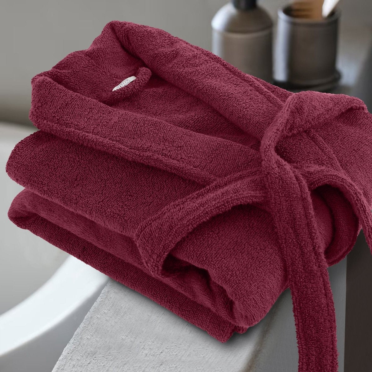 COTTONLUX – 100% Cotton Bathrobe with 600 GSM Absorbency 5