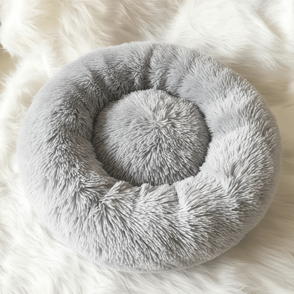 COZYPET – Calming Dog Bed with Plush Faux Fur & Removable Cover 8
