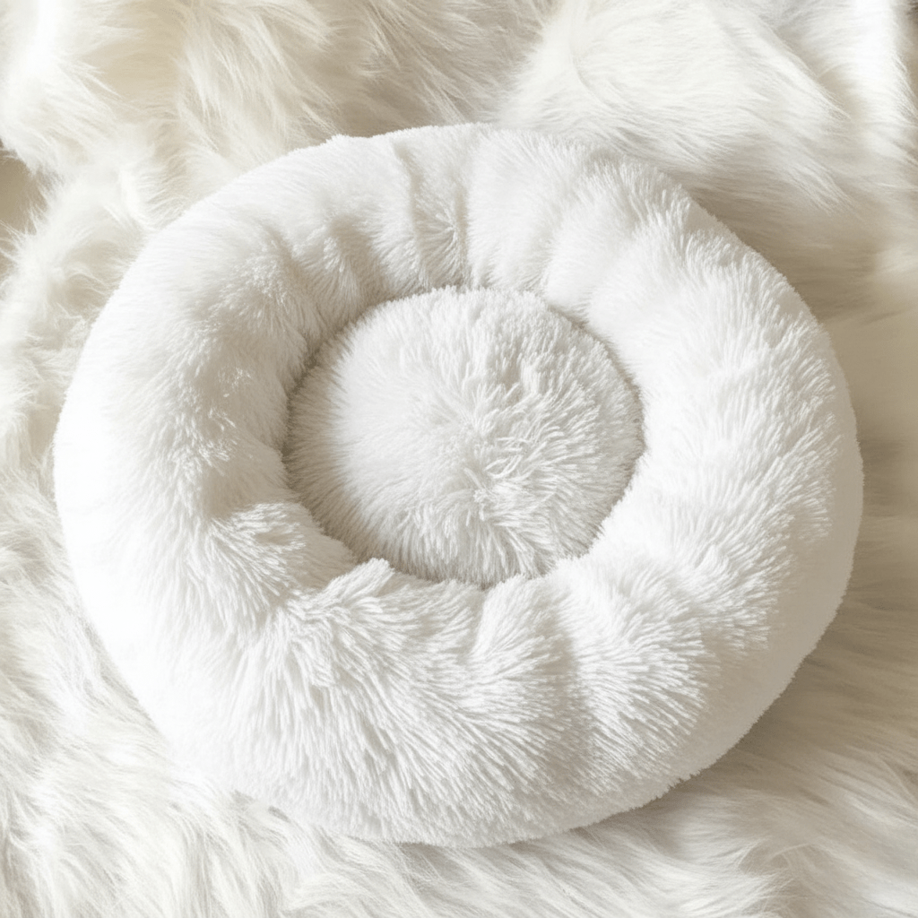 COZYPET – Calming Dog Bed with Plush Faux Fur & Removable Cover 9