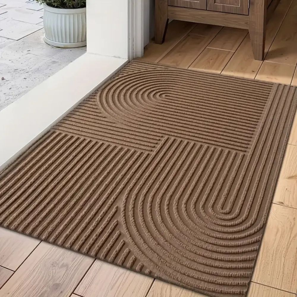 CURVIMAT – Absorbent Curved-Line Mat for Modern Entryways 4