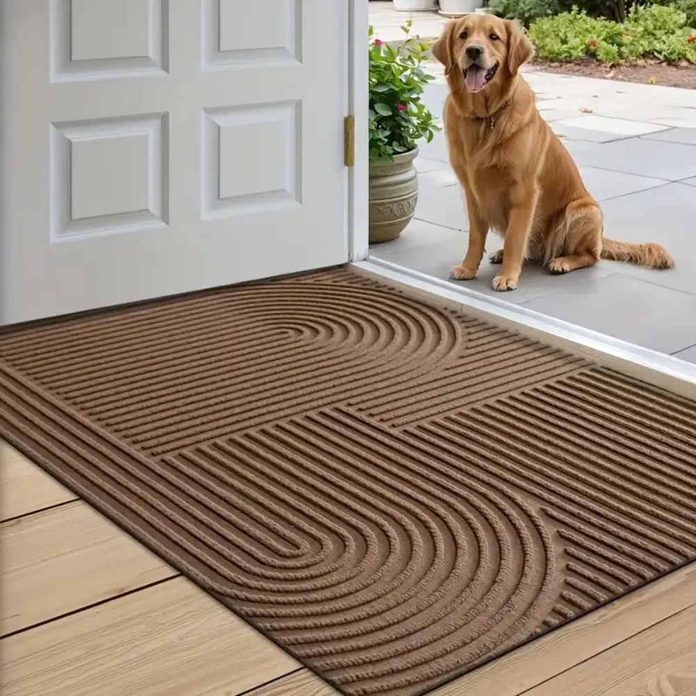 CURVIMAT – Absorbent Curved-Line Mat for Modern Entryways 7
