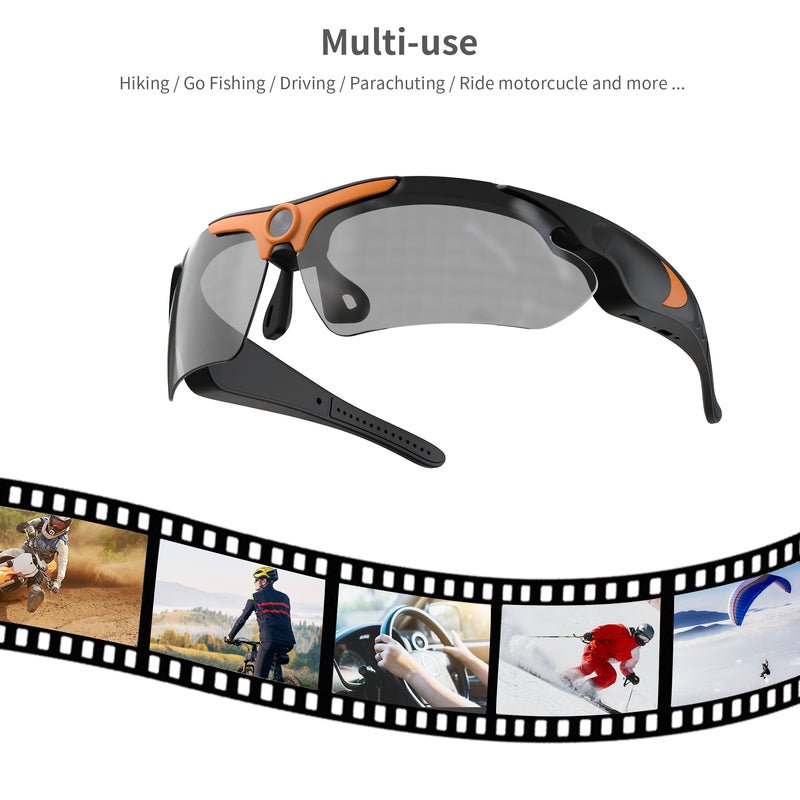 CaptureLife - Stylish Glasses with Camera for Recording Adventures 1