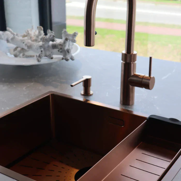 Caressi CAPP40R10CO Sink Copper Surface or Undermount or Flush Mount