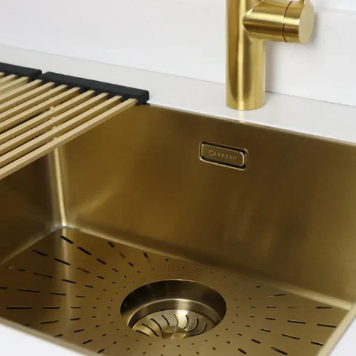 Caressi CAPP40R10G Sink Gold Surface or Undermount or Flush Mount
