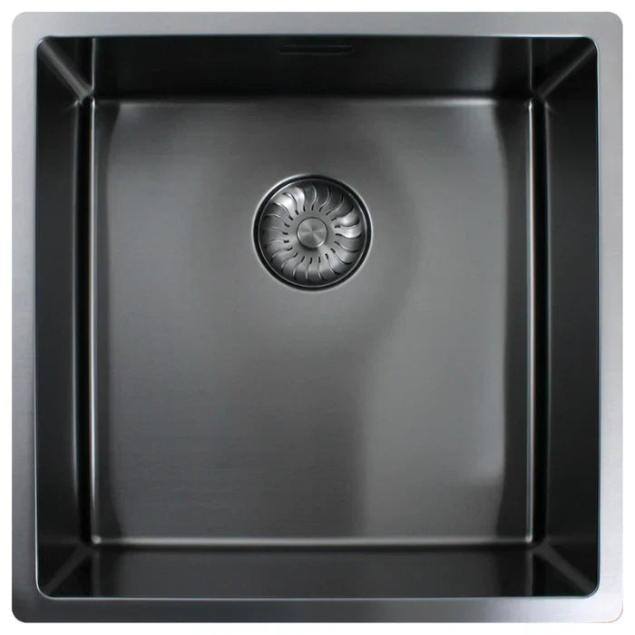 Caressi CAPP40R10GM Sink Gun Metal Surface or Undermount or Flush Mount