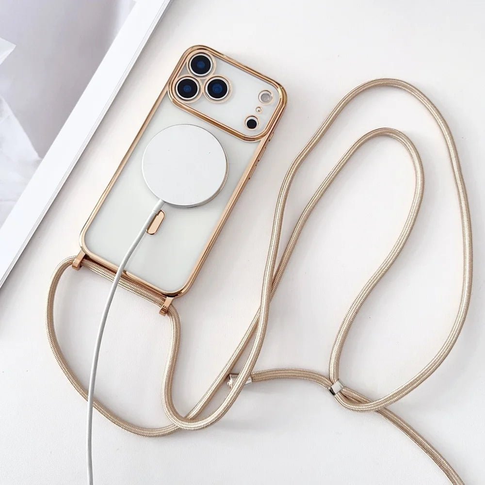 CarryLink – Adjustable Phone Lanyard with Clear MagSafe Case 3