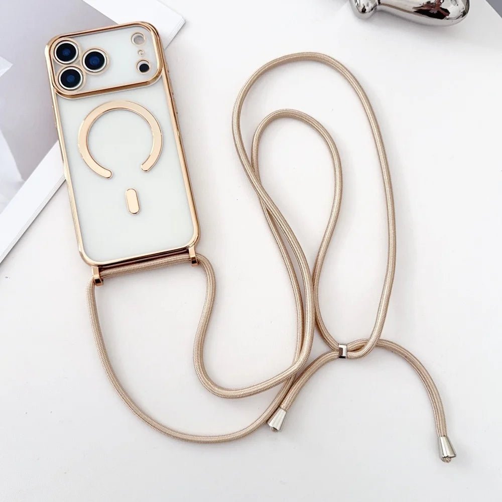 CarryLink – Adjustable Phone Lanyard with Clear MagSafe Case 4