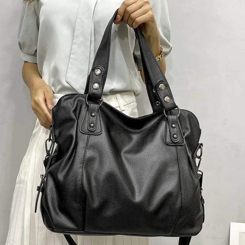 Cecilia Large Tote Bag for Women - Spacious with Multiple Pockets & Leatherette Finish 2