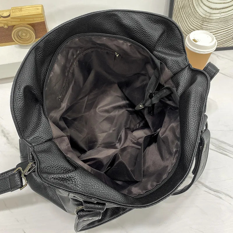 Cecilia Large Tote Bag for Women - Spacious with Multiple Pockets & Leatherette Finish 6