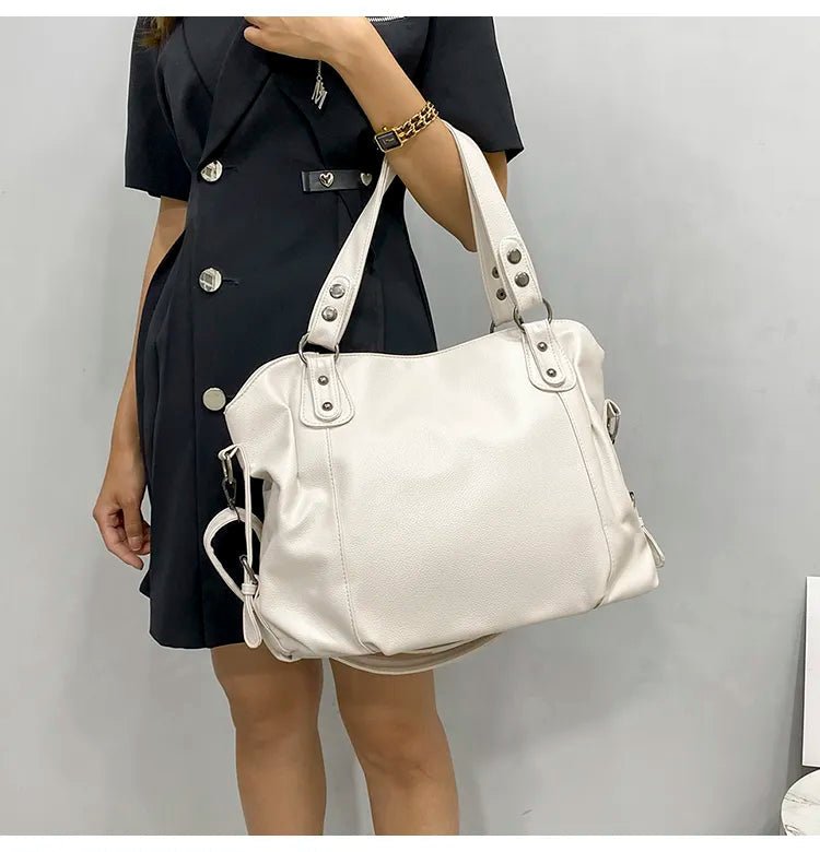 Cecilia Large Tote Bag for Women - Spacious with Multiple Pockets & Leatherette Finish 7