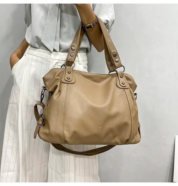 Cecilia Large Tote Bag for Women - Spacious with Multiple Pockets & Leatherette Finish 8