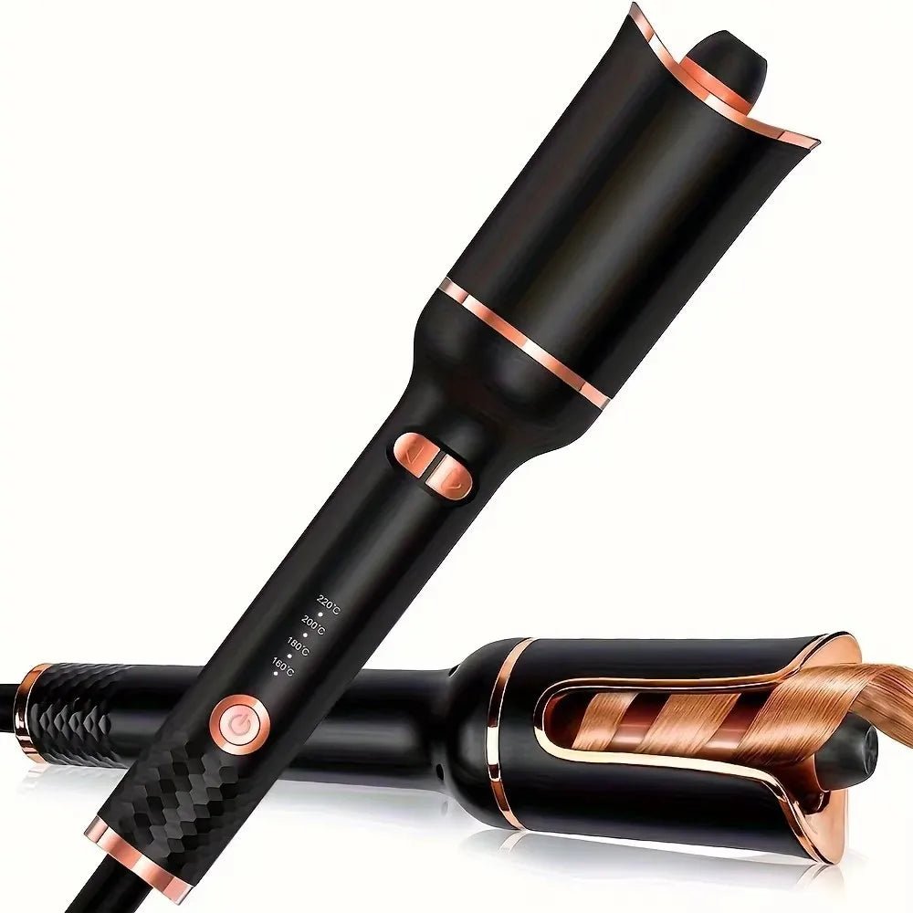 Ceramic Automatic Hair Curler with Adjustable Temperature & Rotating Wand 6