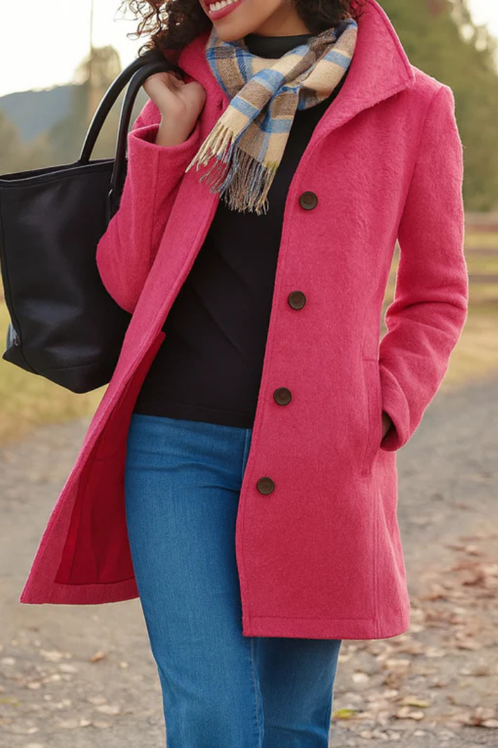 WINTERÉ – Classic Buttoned Winter Coat for Women with Timeless Comfort