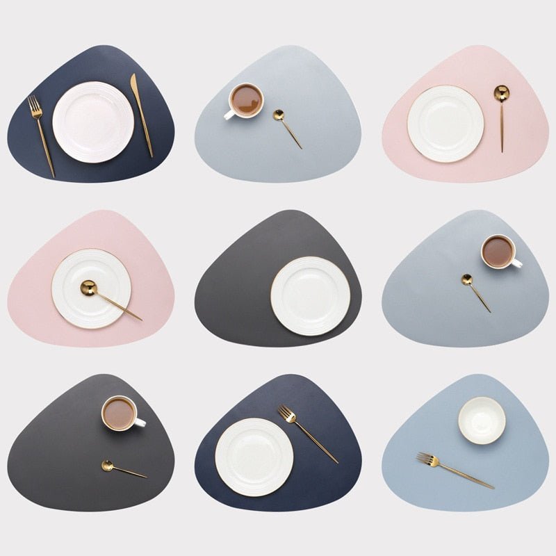 Claro – Elegant Heat Resistant Placemat and Coaster Set in Multiple Colors 4