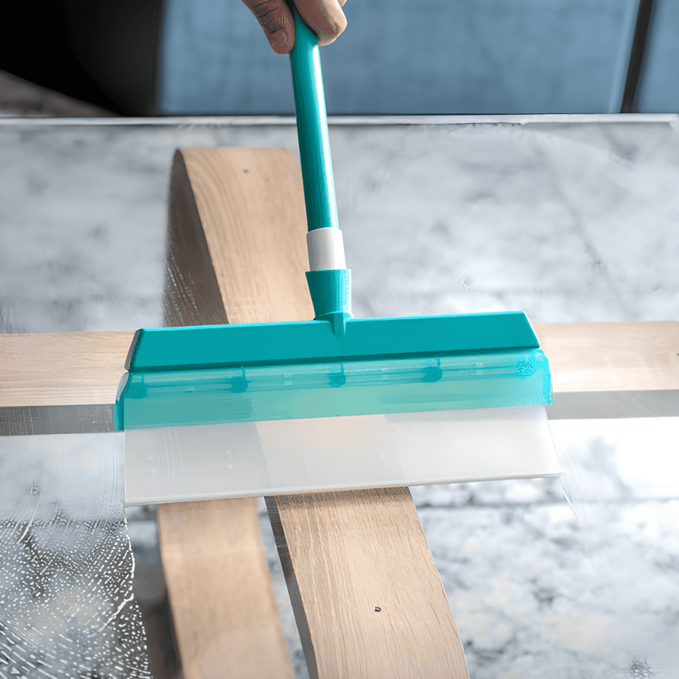 ClearSwipe - Dual Action Squeegee and Cleaning Brush for Effortless Surface Care 3
