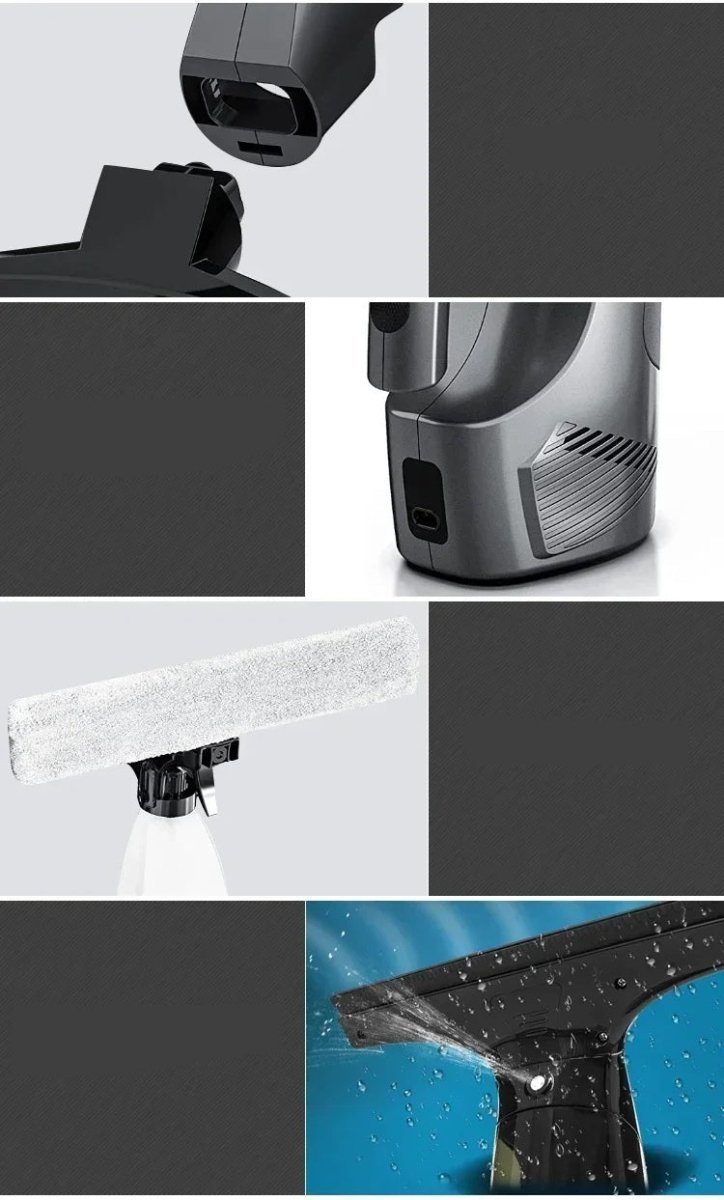 Clearix – Cordless Electric Window Vacuum for Streak-Free Results