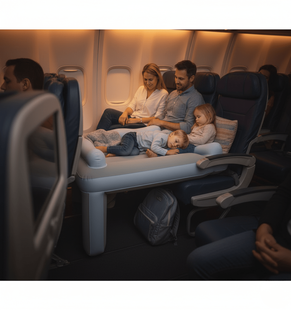 CloudNap Travel Bed – Inflatable Plane Comfort for Kids 5