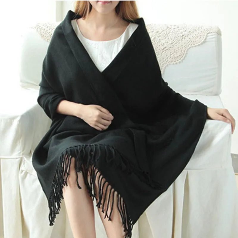 Coleen Scarf - Soft Warm Scarf with Stylish Diamond Pattern for All Seasons 2