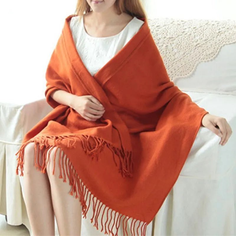 Coleen Scarf - Soft Warm Scarf with Stylish Diamond Pattern for All Seasons 8