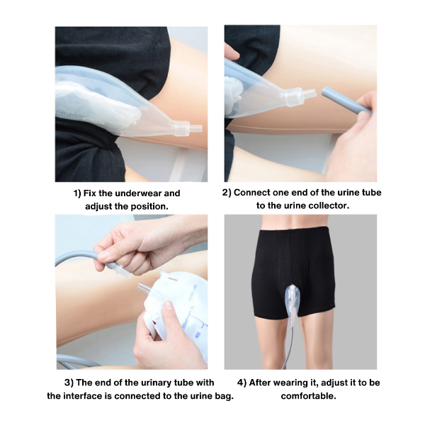 ComfortEase - Medical Grade Reusable Urine Collector Underwear for Seniors 4