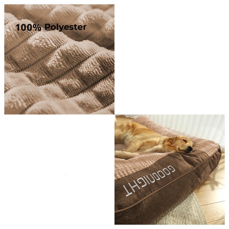 ComfortNest Large Scratch-Resistant Dog Bed with Orthopedic Spine Support 4