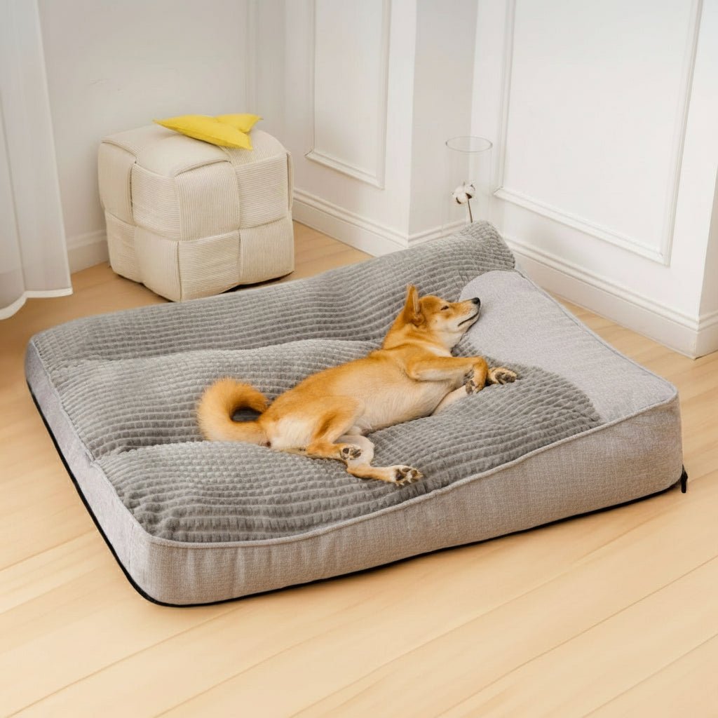 ComfortNest Large Scratch-Resistant Dog Bed with Orthopedic Spine Support 9