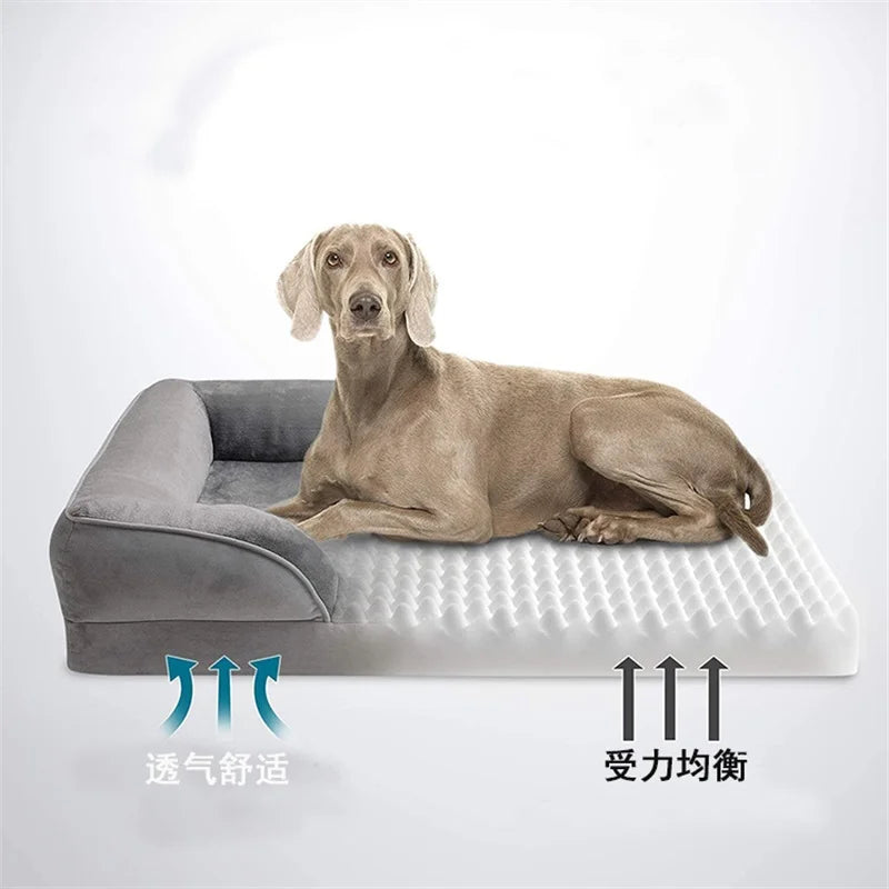 PAWREST – Orthopedic Dog Bed with Washable Velvet Cover