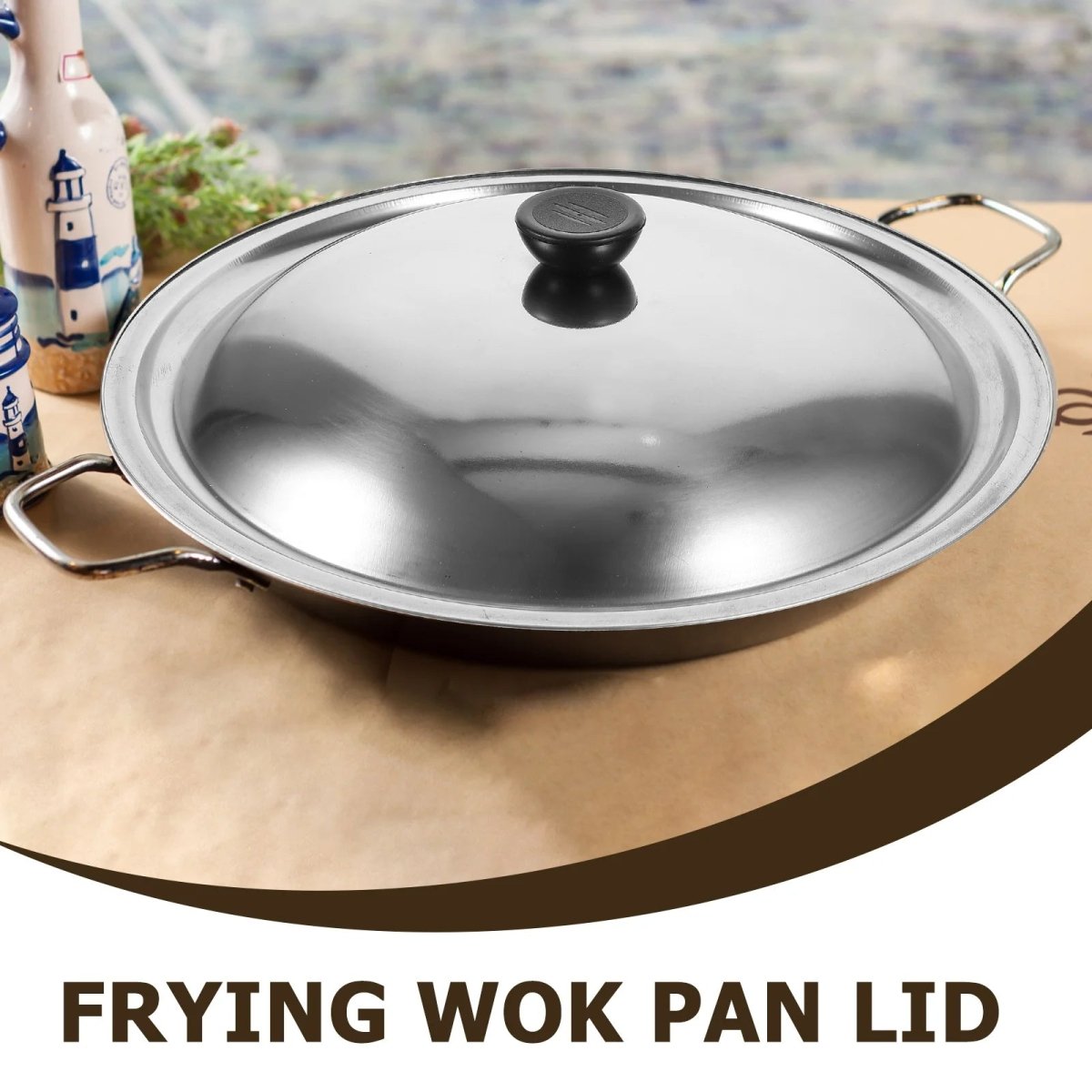 CookShield – Universal Stainless Steel Lid for Pans & Woks 5