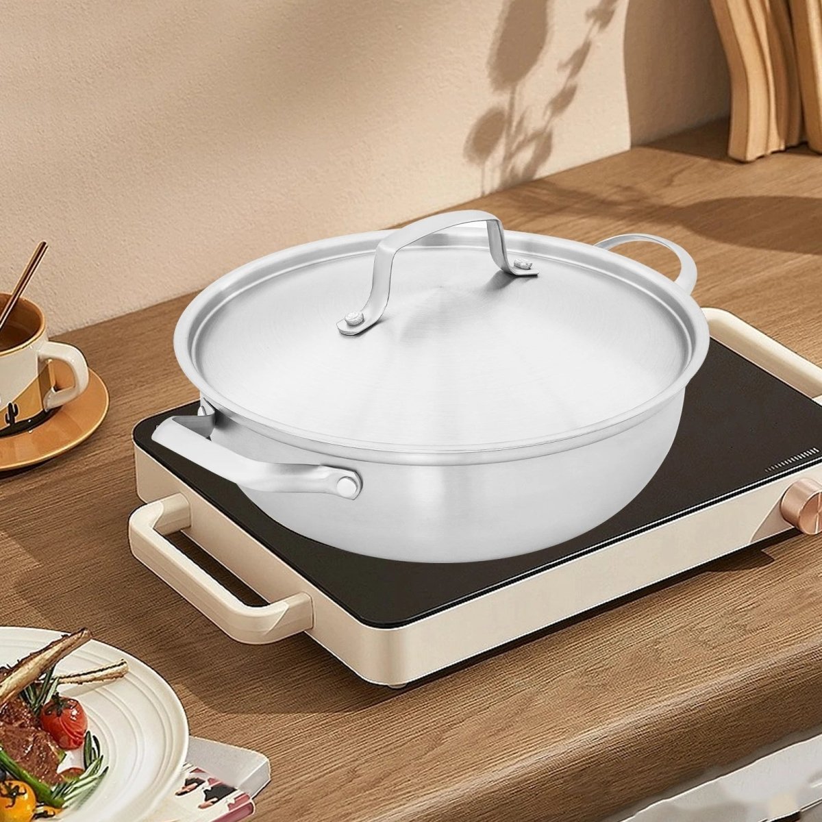 CookSphere – Premium 26 cm Stainless Pot for All Heat Sources 4