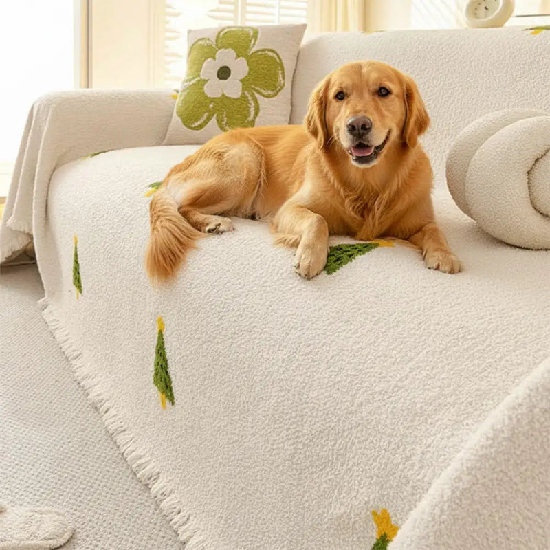Cozy Plush Sofa Blanket - Ultra-Soft Christmas Tree Design for Holiday Comfort 1