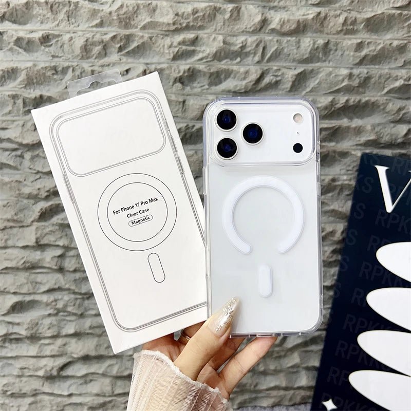 CrystalMag – Clear MagSafe Compatible Case for iPhone 11-17 Series 1